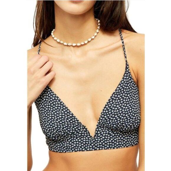 Free People Cassie Soft Bra in Black Combo Size Small - Picture 4 of 6